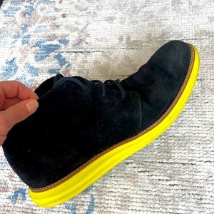 Cole haan black suede boot